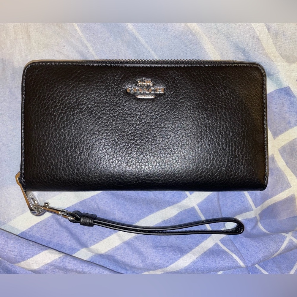 Coach Long Zip Around Wallet